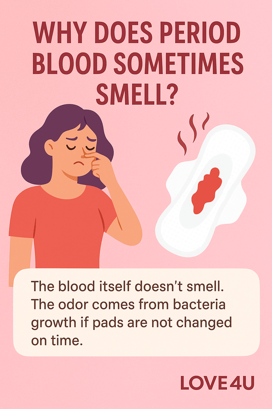 Why Does Period Blood Sometimes Smell? Causes, Tips & Solutions | Love4U ๐ธ - Love4u.store