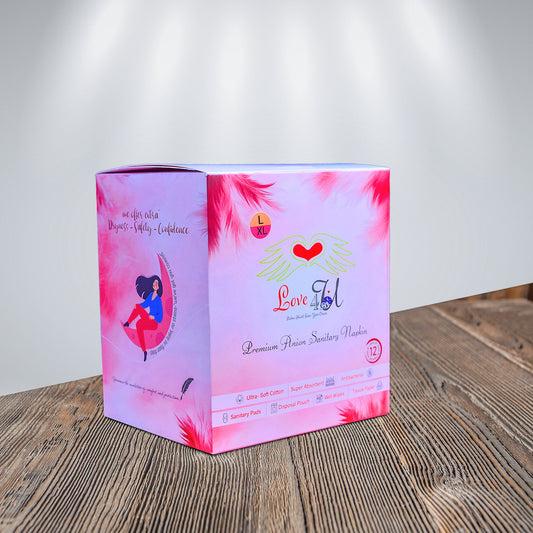 Love4u Premium Period Care Pouch L&XL Combo - 12 Pouch - Love4u.store