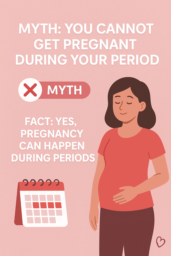 ❌ Myth: You Cannot Get Pregnant During Your Period | ✅ Love4U Busts the Truth - Love4u.store