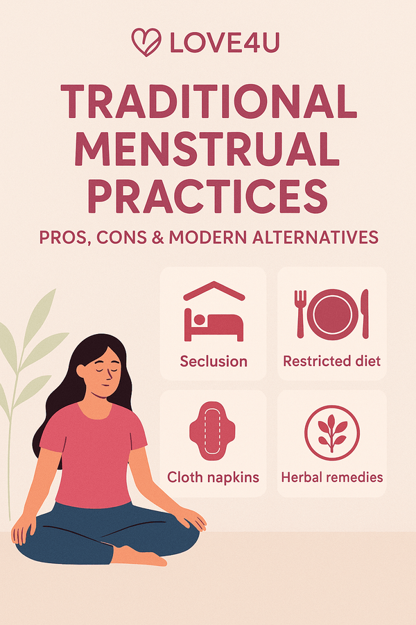 🌸 Traditional Menstrual Practices: Pros & Cons | Love4U Menstrual Care Blog - Love4u.store