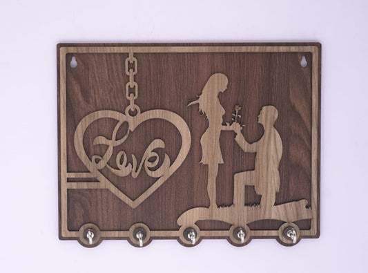 Love Wooden Keyholder - Love4u.store