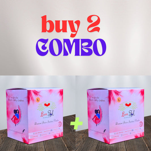 Love4u BUY 2 COMBO Premium Period Care Pouch Pack of 2(Total 24 L - 290mm) - Love4u.store