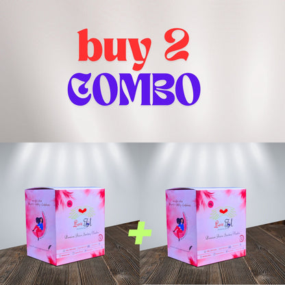 Love4u BUY 2 COMBO Premium Period Care Pouch Pack of 2(Total 24 XL - 330mm) - Love4u.store