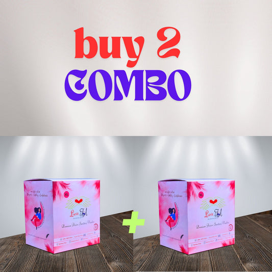 Love4u BUY 2 COMBO Premium Period Care Pouch Pack of 2(Total 24 XL - 330mm) - Love4u.store
