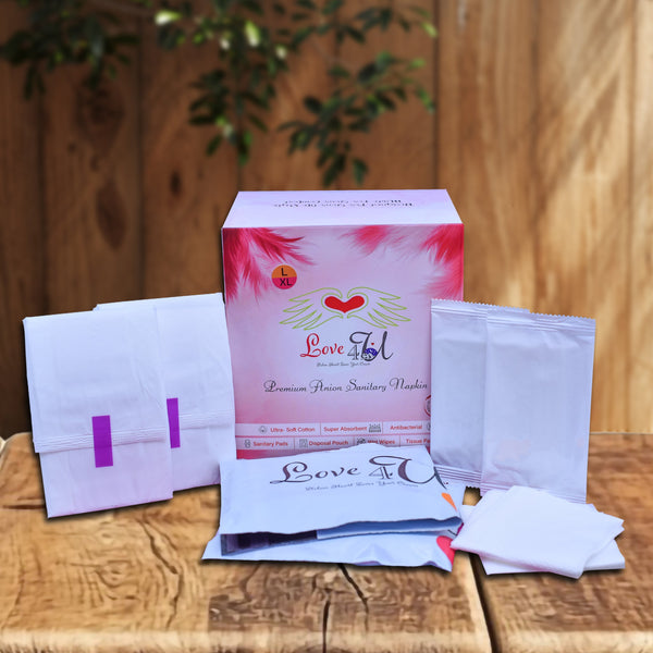 Love4u Premium Period Care Pouch L&XL Combo - 12 Pouch - Love4u.store