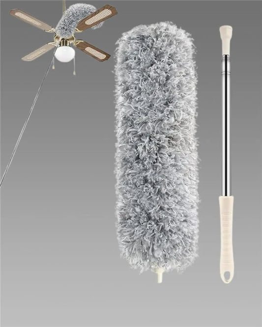 Microfiber Duster for Cleaning Telescopic Extension Long Pole Bendable Head, Scratch - Resistant Cover - Love4u.store