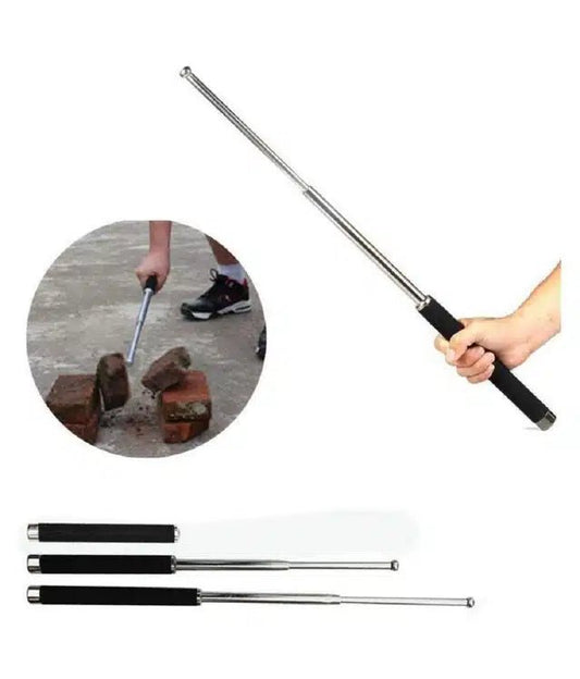 Stainless Steel Portable Folding Stick for Women and Men (Black) - Love4u.store